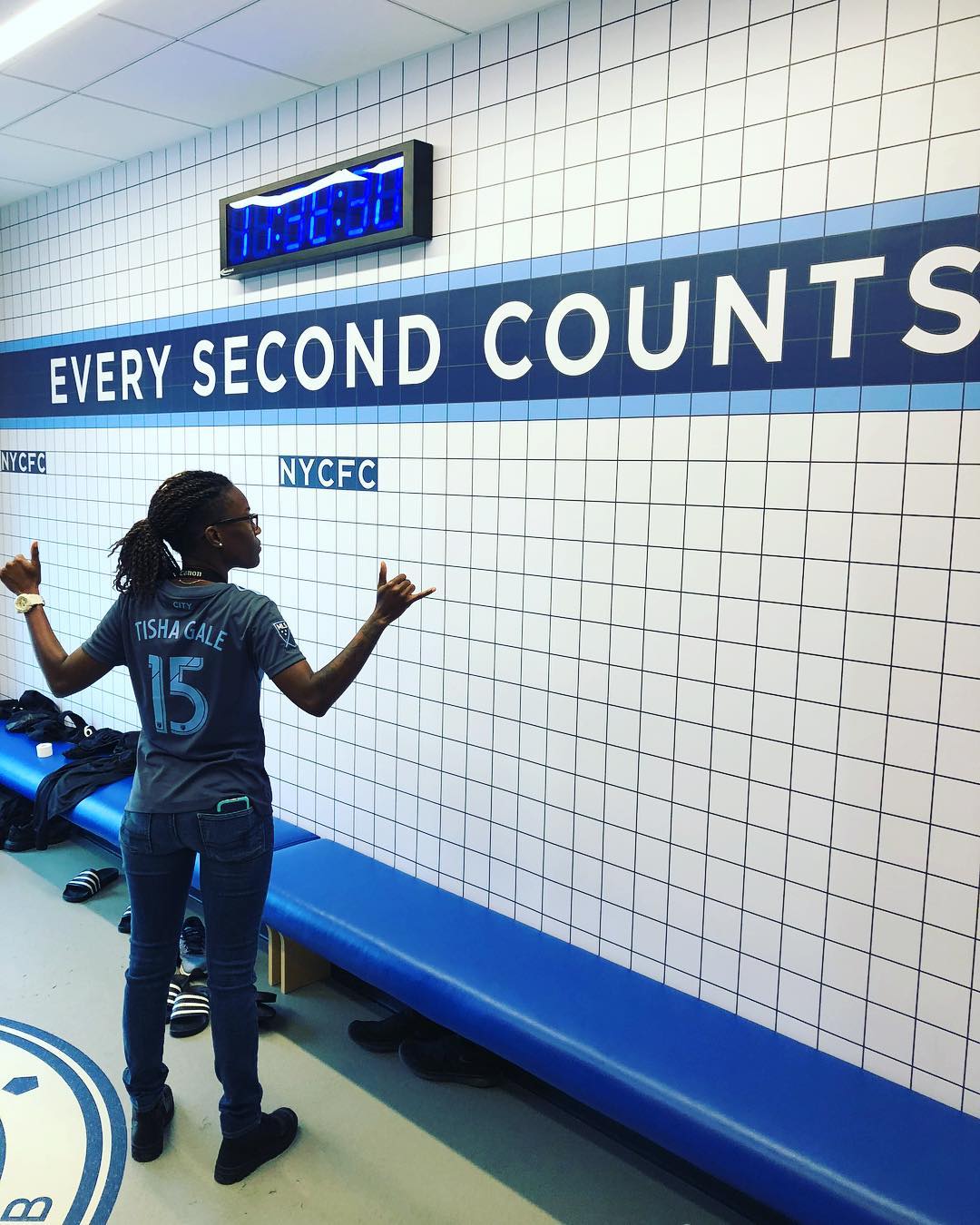 Every second counts🤙🏾 💙 #nycfc
